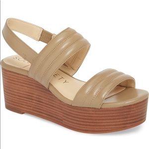 Sole Society Platform Wedge Sandals